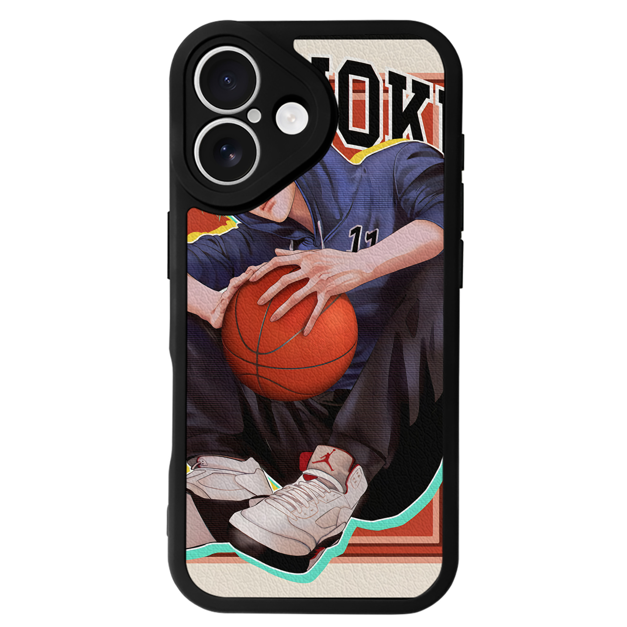 （画像用） SLAM DUNK／スラムダンク 【iPhone 16シリーズ対応】シリコンスマホケース（レザー調） 材質：シリコン